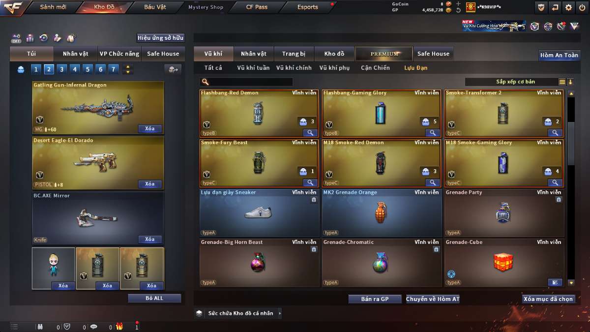 shop acc cf uy tin gia re